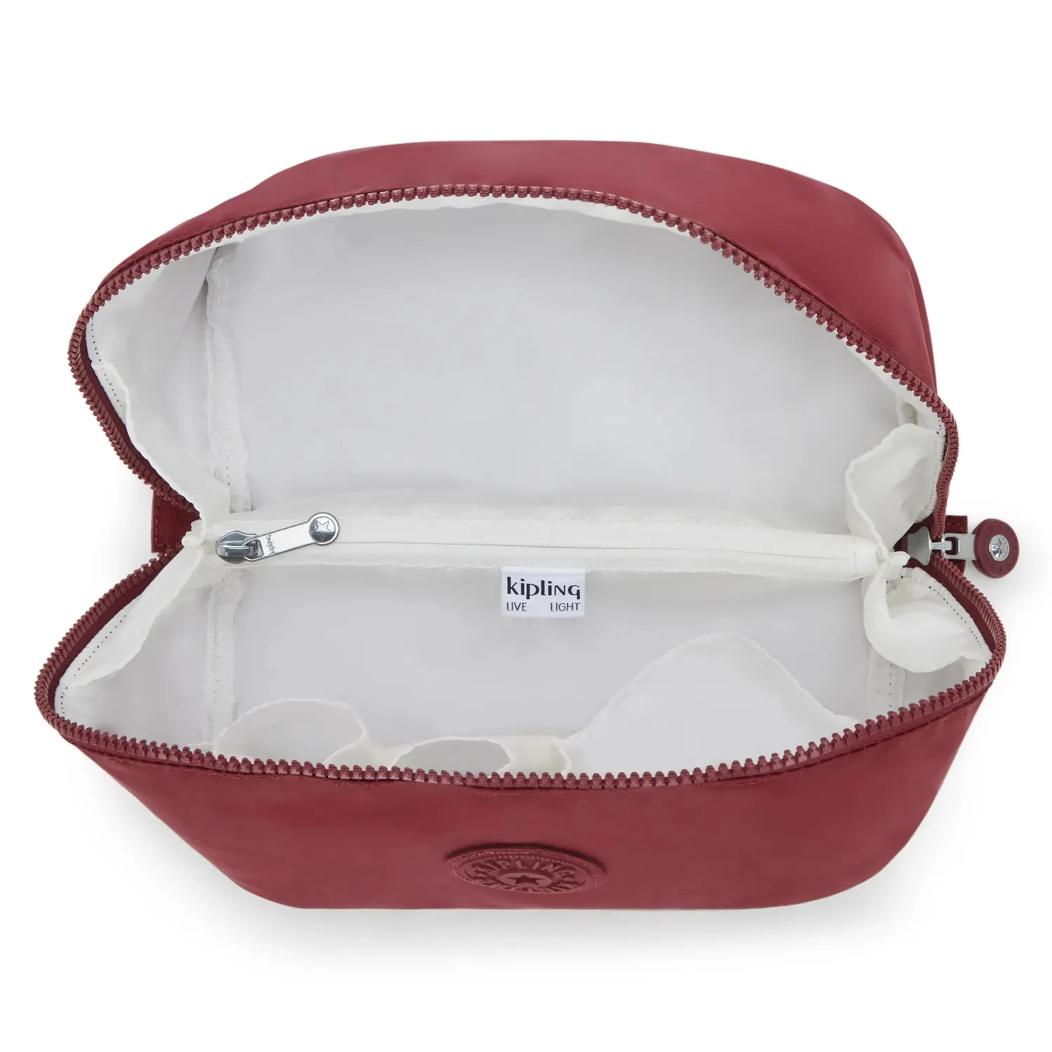 Kipling Mirko M make-up tas Lounge Wine Groot bordeaux