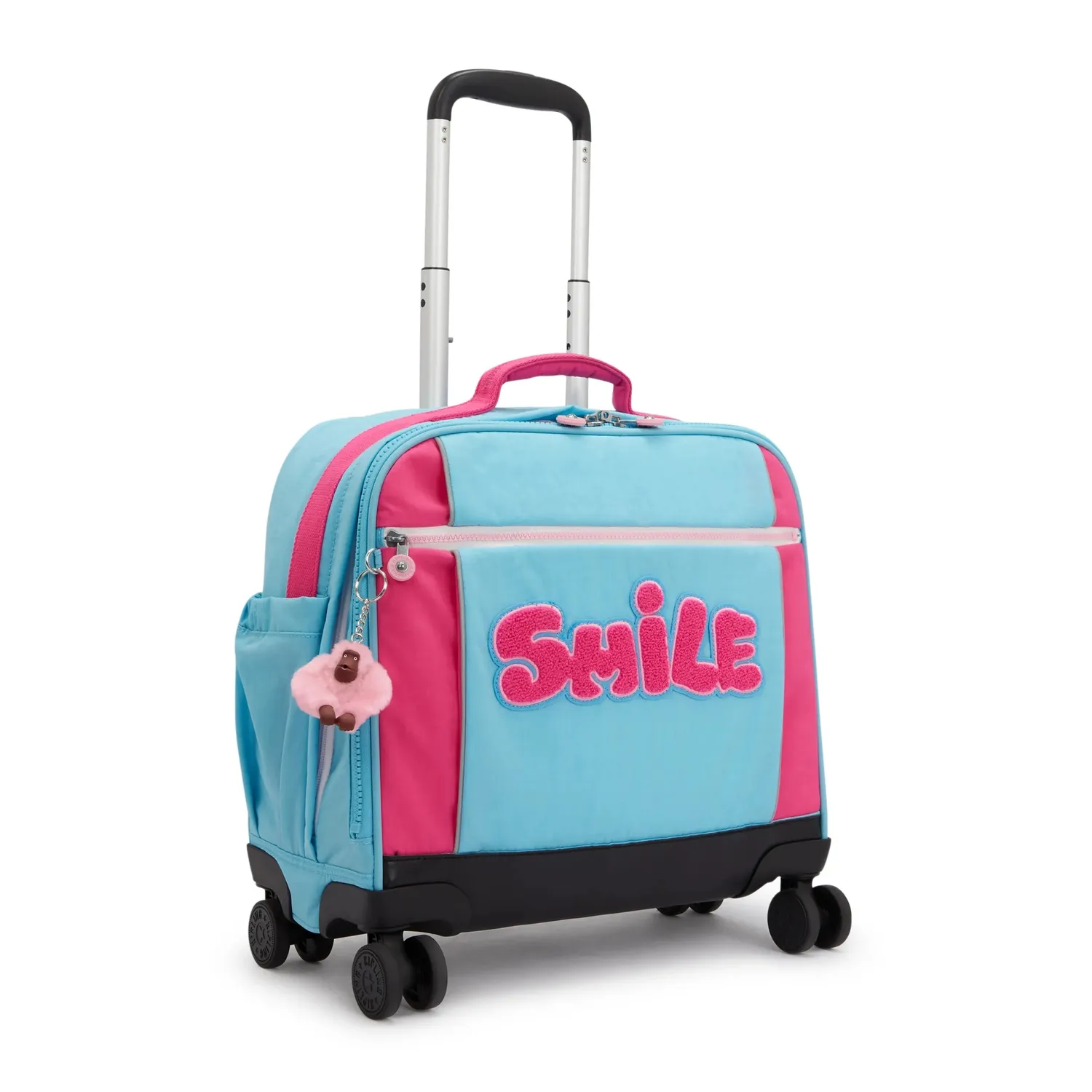 Kipling New Storia trolley Smile Blue Groot 4 wielen
