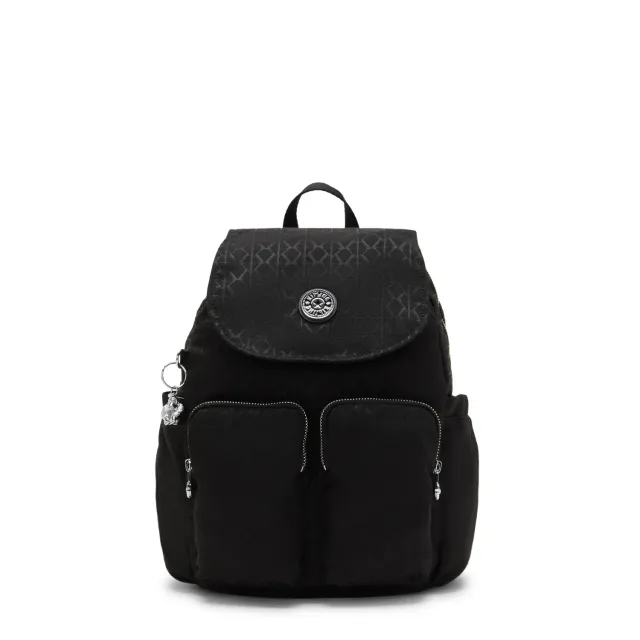 Kipling City Pocket S rugzak Noir Sign Jq klein