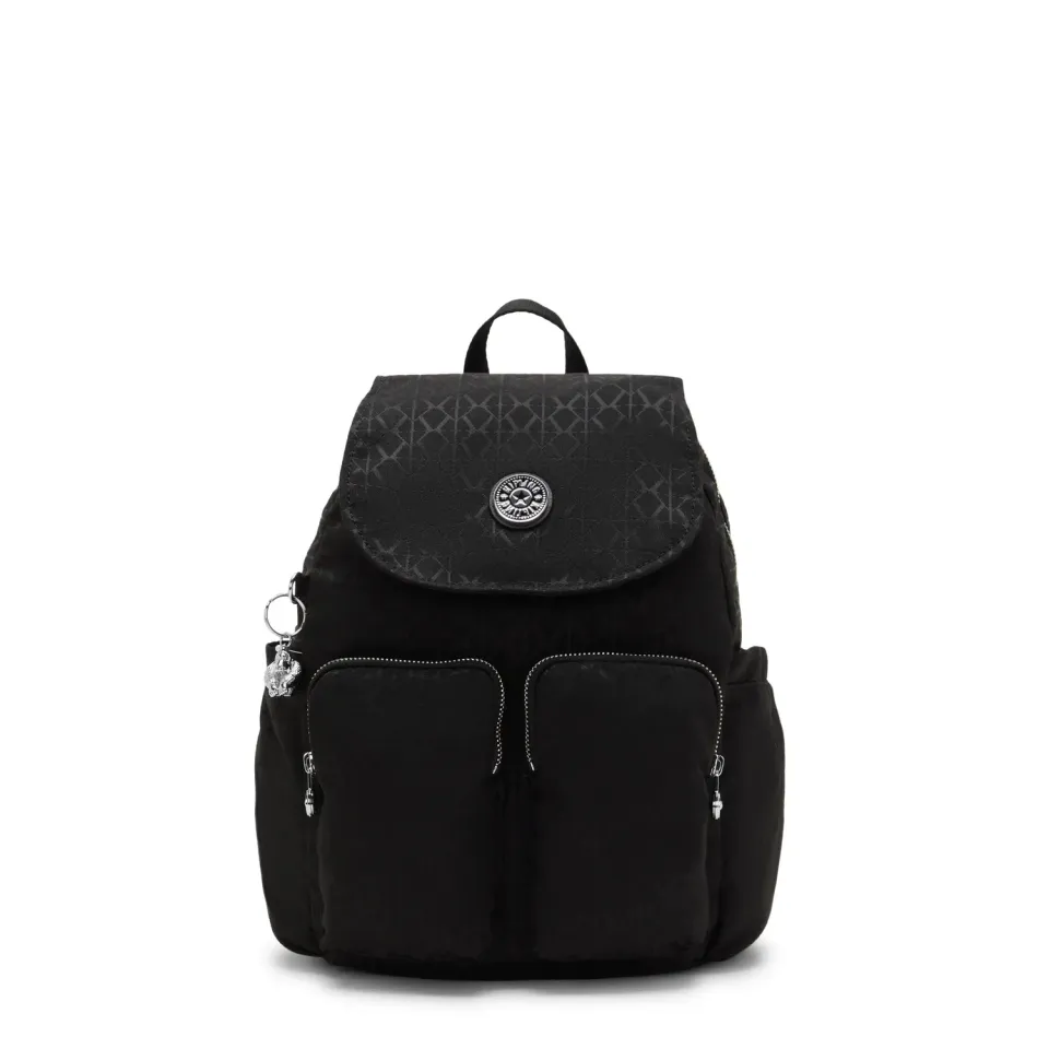 Kipling City Pocket S rugzak Noir Sign Jq klein