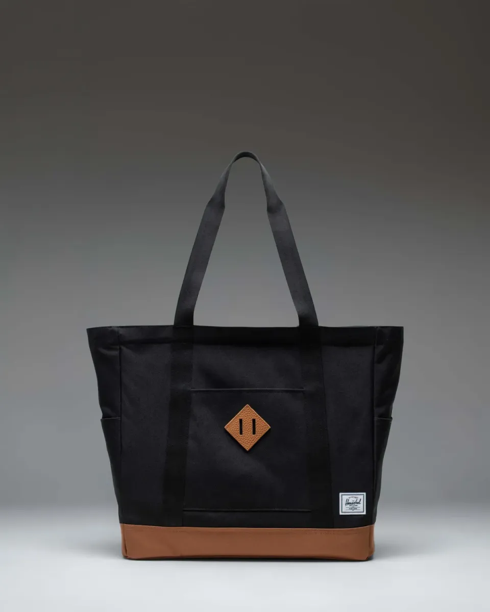 Herschel Heritage Tote shopper zwart-bruin groot