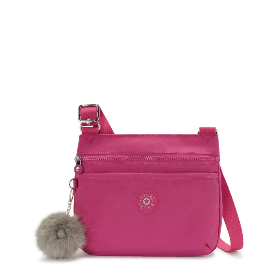 Kipling Emmylou schoudertas Escape Fuchsia GG klein lichtgewicht