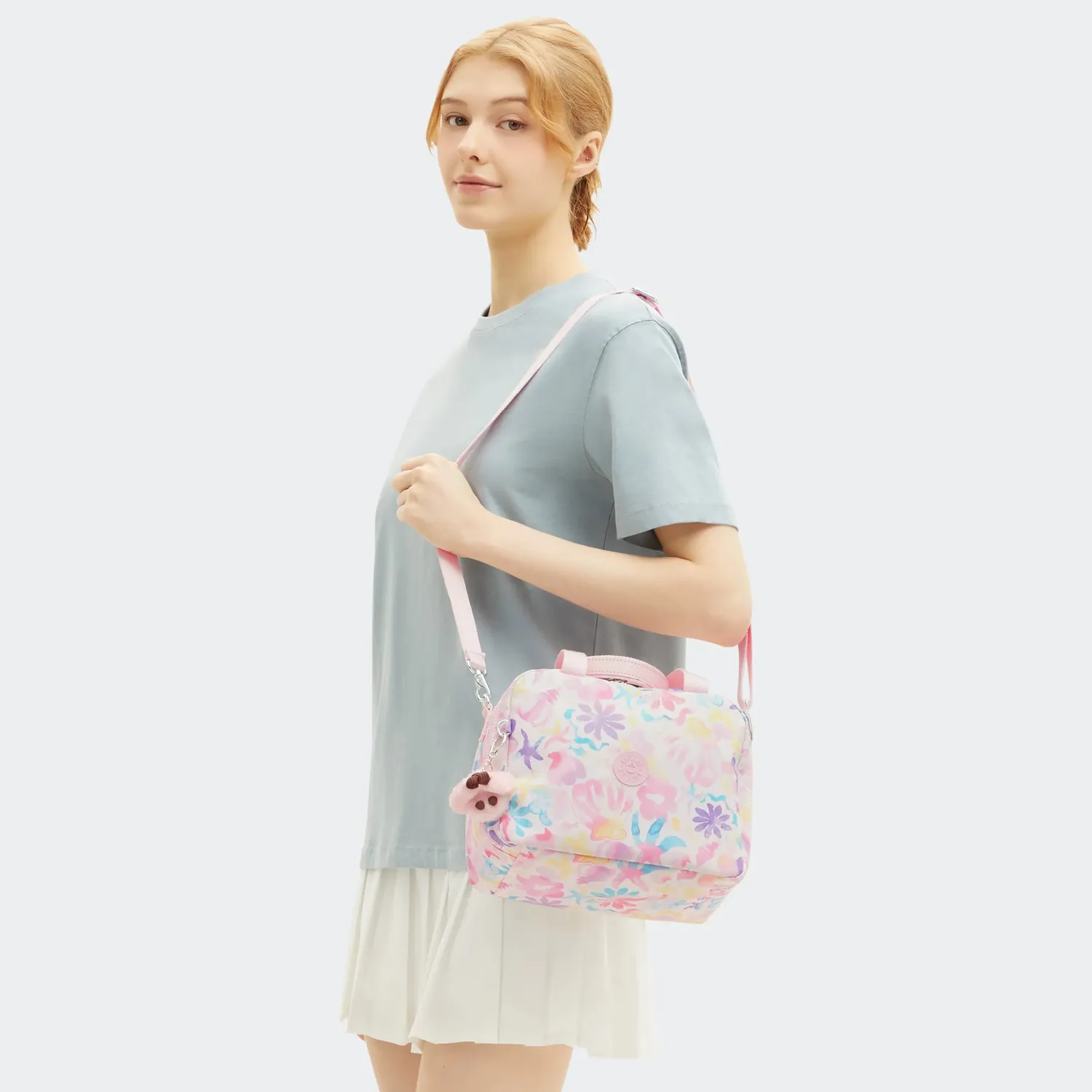 Kipling Miyo lunchtas Aqua Sea groot geisoleerd