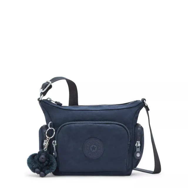 Kipling Gabbie Mini schoudertas klein Blue Bleu 2 waterafstotend
