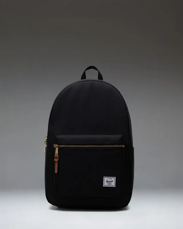 Herschel Settlement Backpack rugzak black minimalistisch