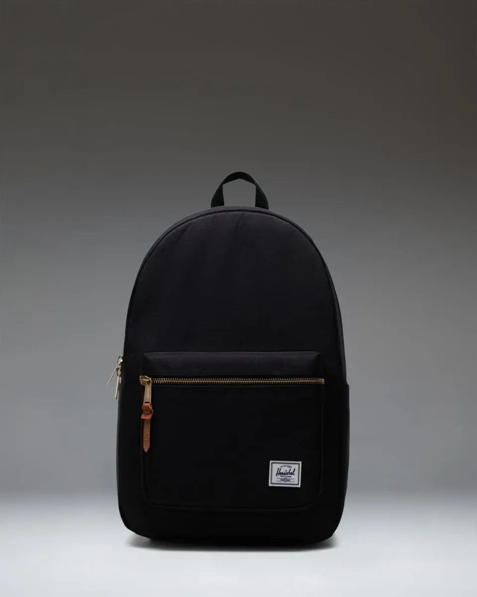 Herschel Settlement Backpack rugzak black minimalistisch