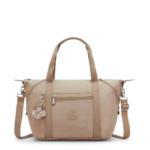 Kipling Art schoudertas Medium Tan Beige neutraal