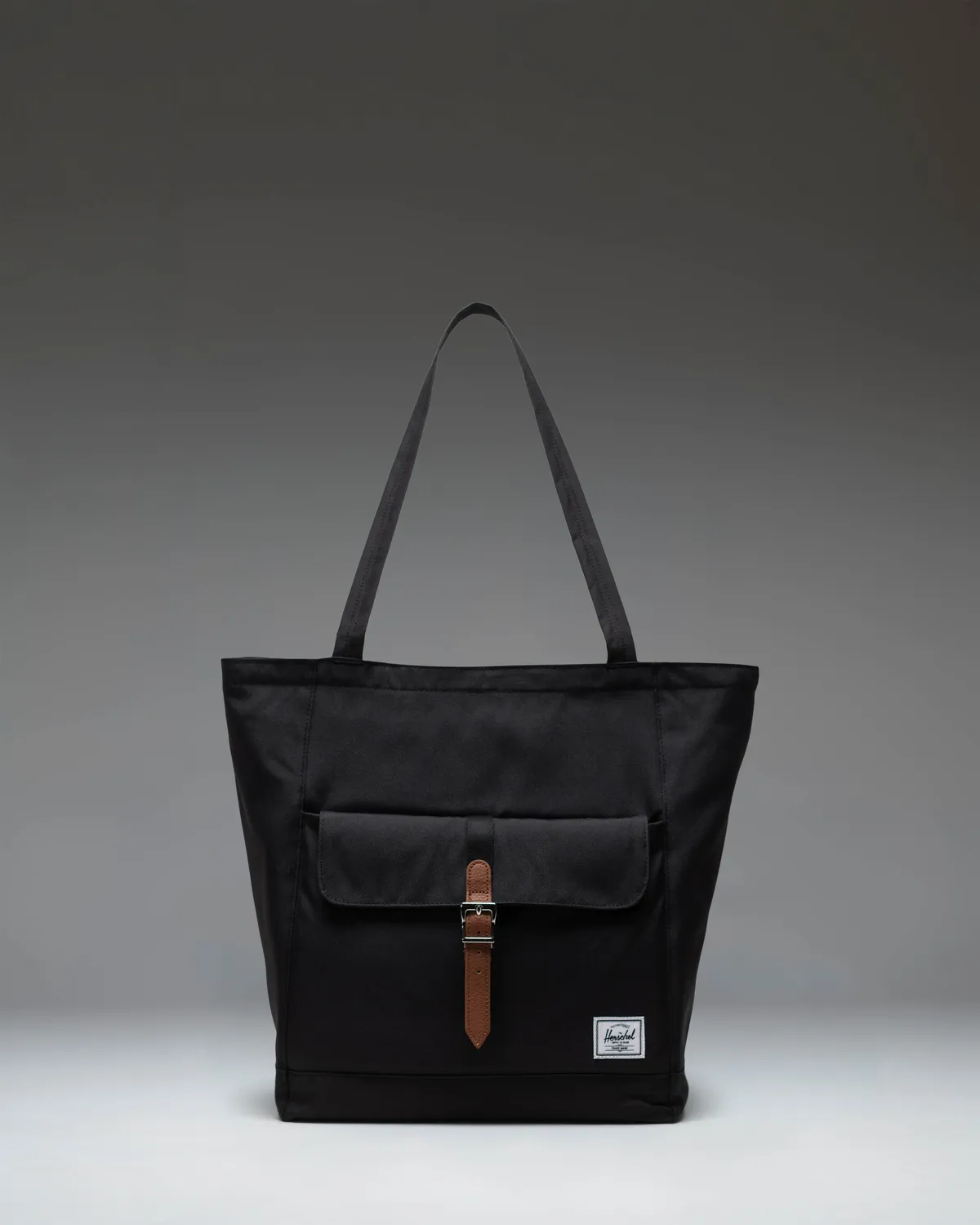 Herschel Retreat Tote schoudertas Zwart met laptopvak