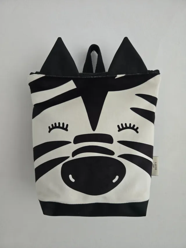 LOVE FOR CHILDRENN Zebra kinderrugzak S-L waterbestendig