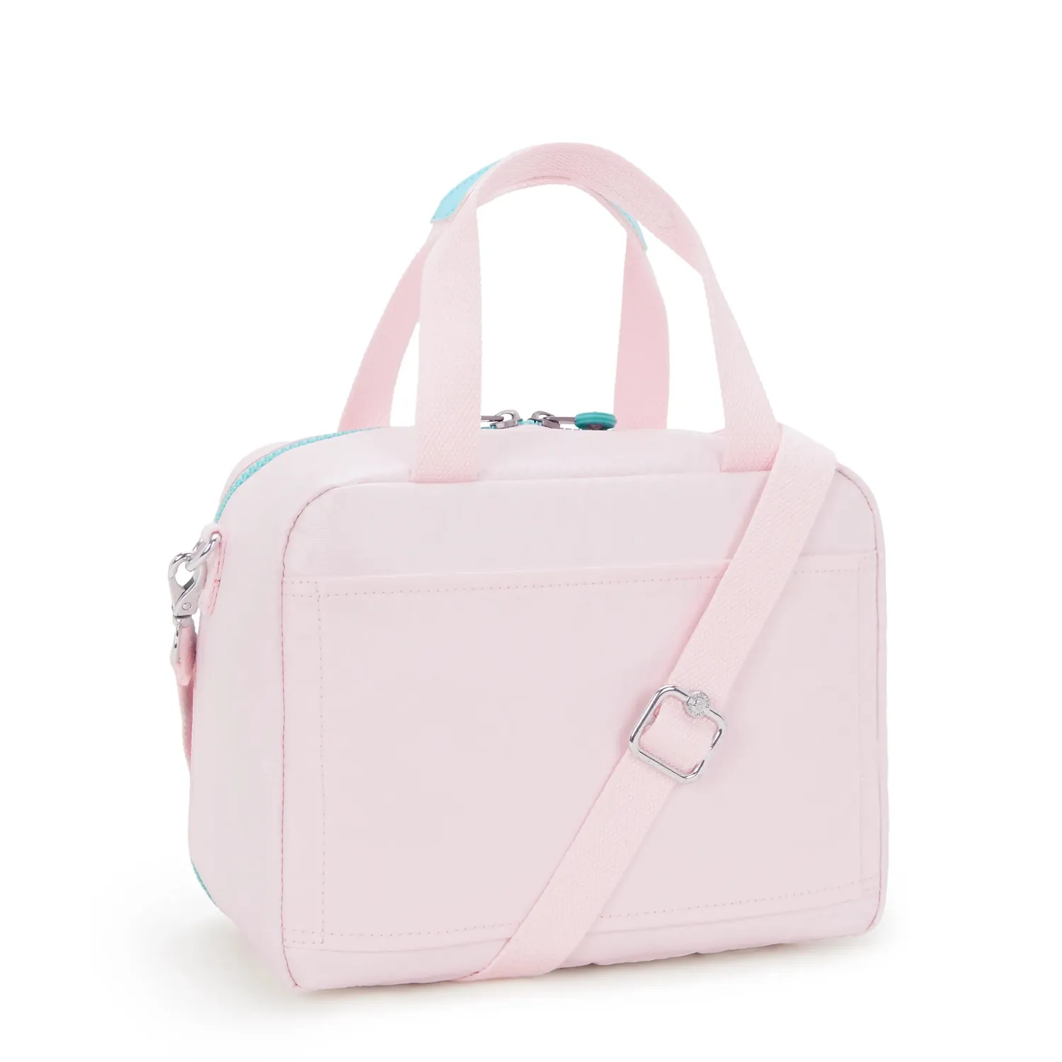 Kipling Miyo lunchtas Groot Sea Pink Metallic glans