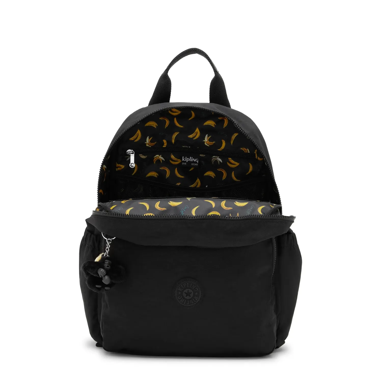 Kipling Maisie babyrugzak Tiny Black medium met verschoonmatje