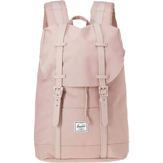 Herschel Retreat rugzak Classic 19.5L Black Saddle Brown canvas