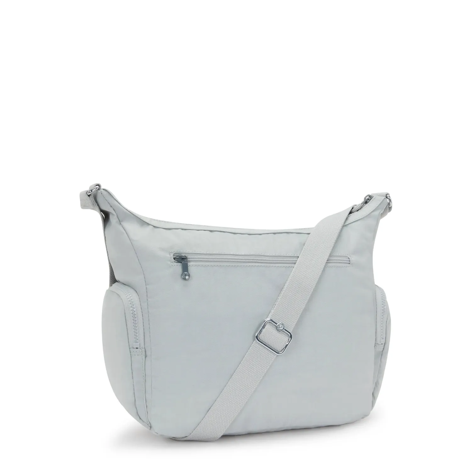 Kipling Gabbie crossbody tas Easy Grey groot met ritsvakken