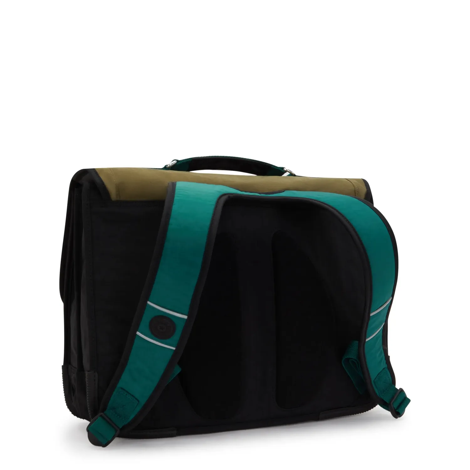 Kipling Preppy rugzak Black Khaki Block medium jongens