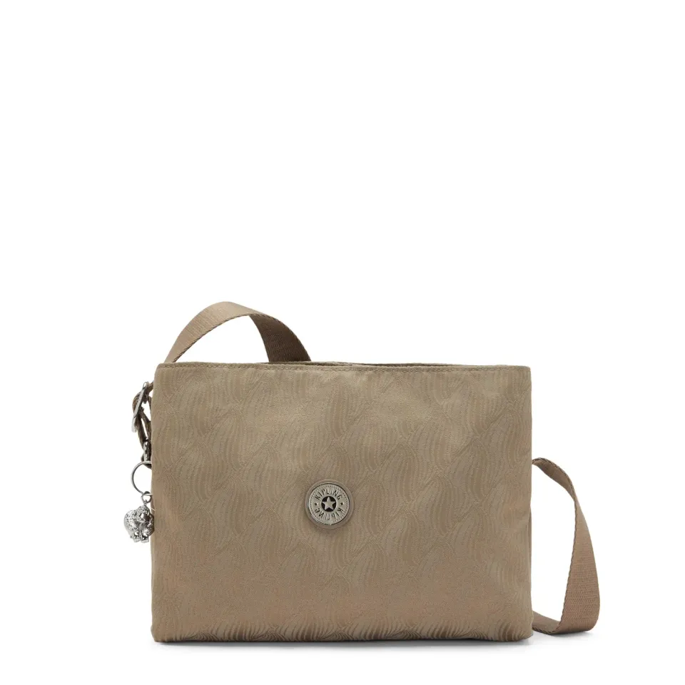Kipling Fabya crossbodytas Diamond Wave Jacquard Medium licht