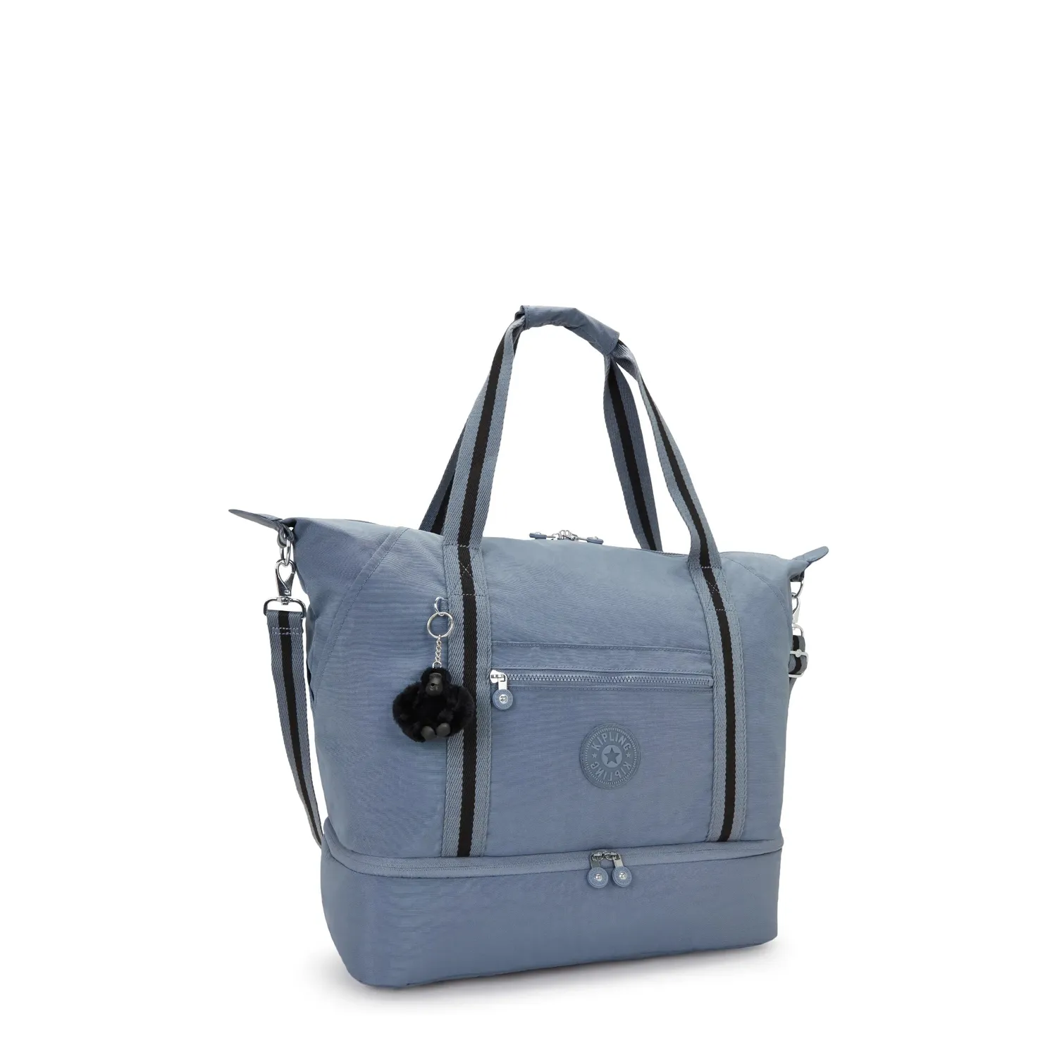 Kipling Art M Weekender reistas Blue Stone groot licht