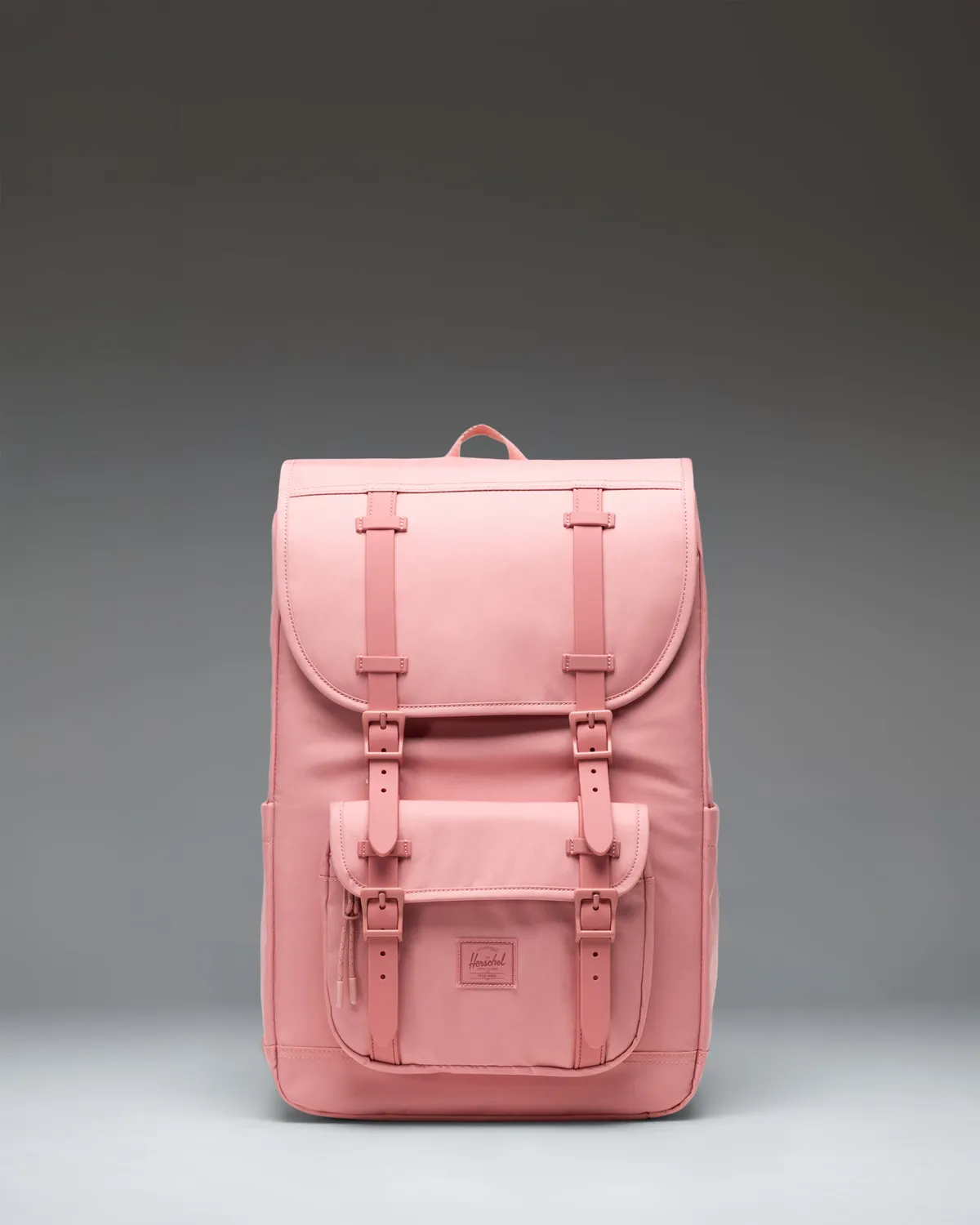 Herschel Little America Mid Backpack Twill rugzak black grey