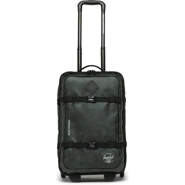 Herschel All Season Hybrid rolkoffer 41L zwart camo handbagage