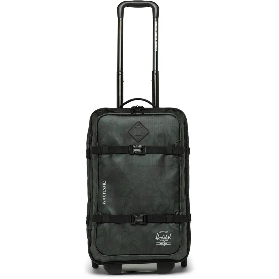 Herschel All Season Hybrid rolkoffer 41L zwart camo handbagage