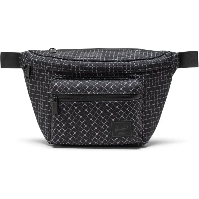 Herschel Pop Quiz Hip Pack heuptas Grid Black