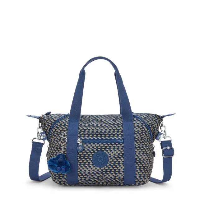 Kipling Art Mini schoudertas Blue on Wire klein verstelbaar