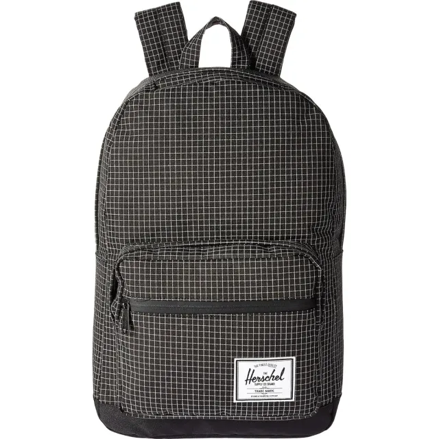 Herschel Pop Quiz rugzak Black Grid canvas