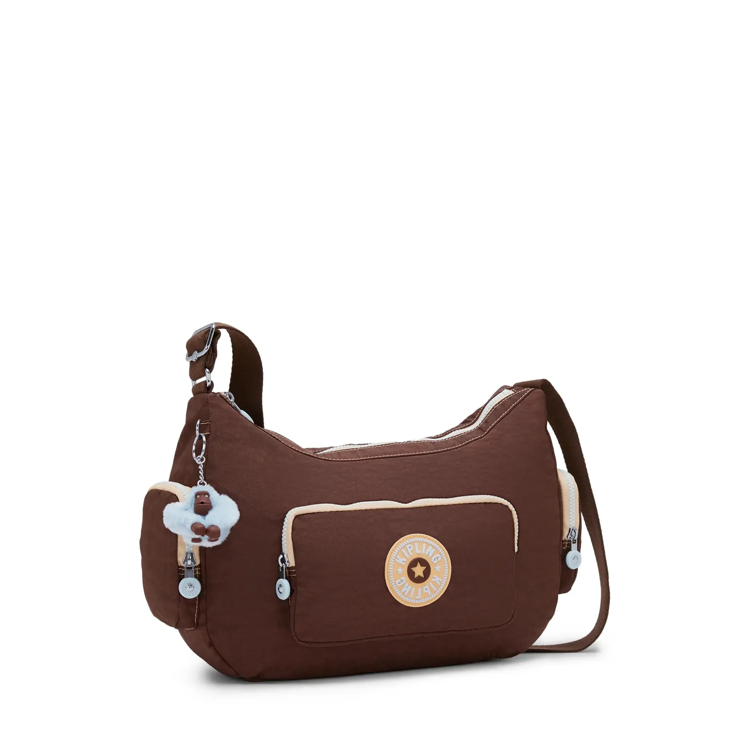 Kipling Gabbina Energy crossbody Energy Brown Medium – ritsvakken