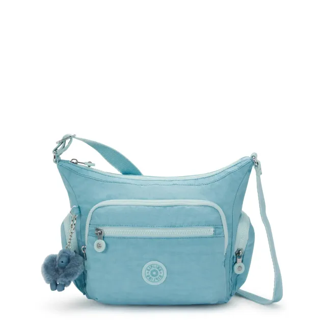Kipling Gabbie S schoudertas Blue Cool klein nylon