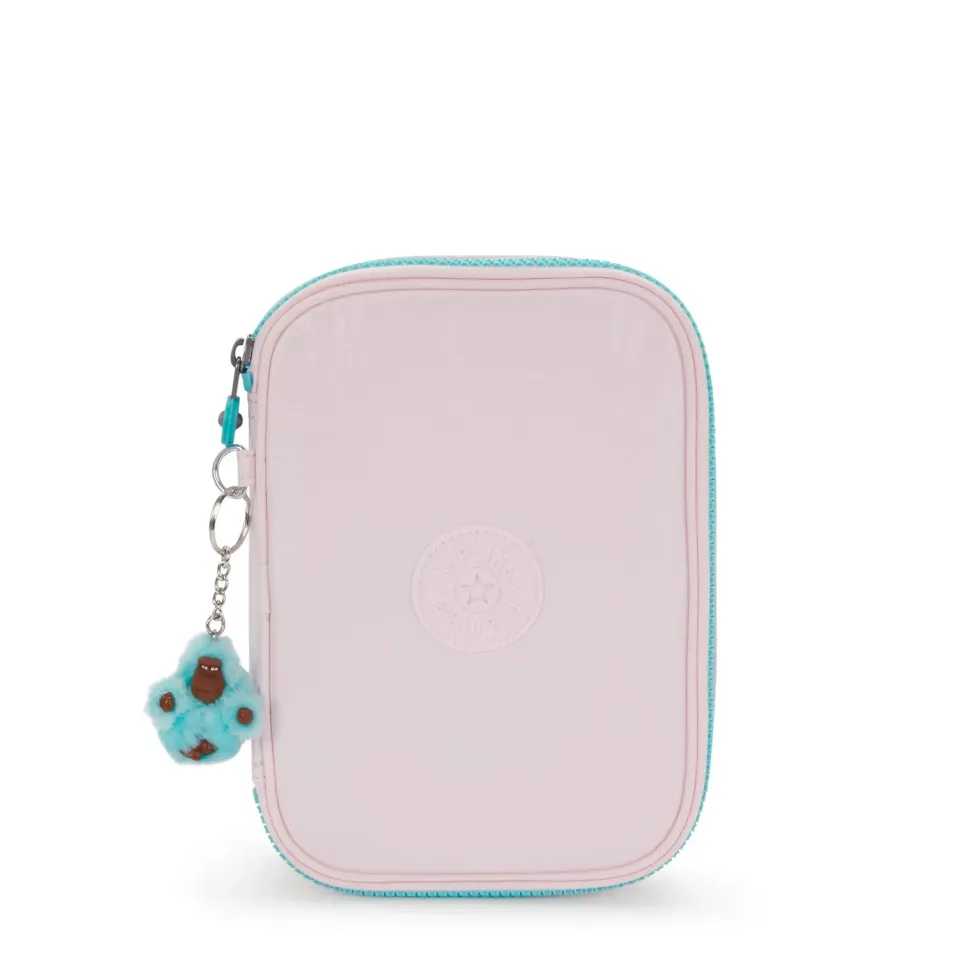 Kipling 100 Pens pennenzak Sea Pink Metallic groot 100 pennen