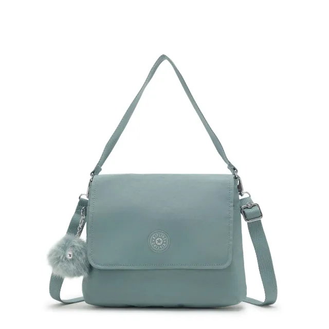 Kipling Siraz schoudertas Medium Green Air met klep