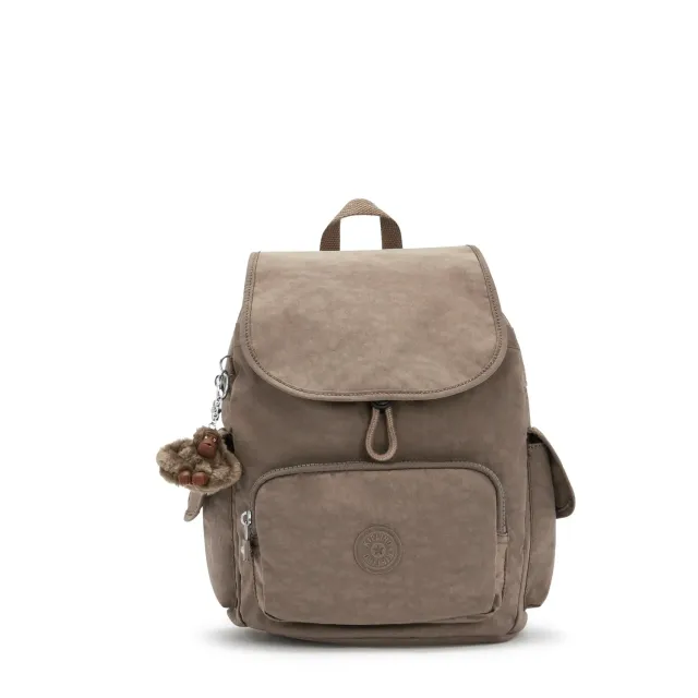 Kipling City Pack S rugzak Klein True Beige waterafstotend