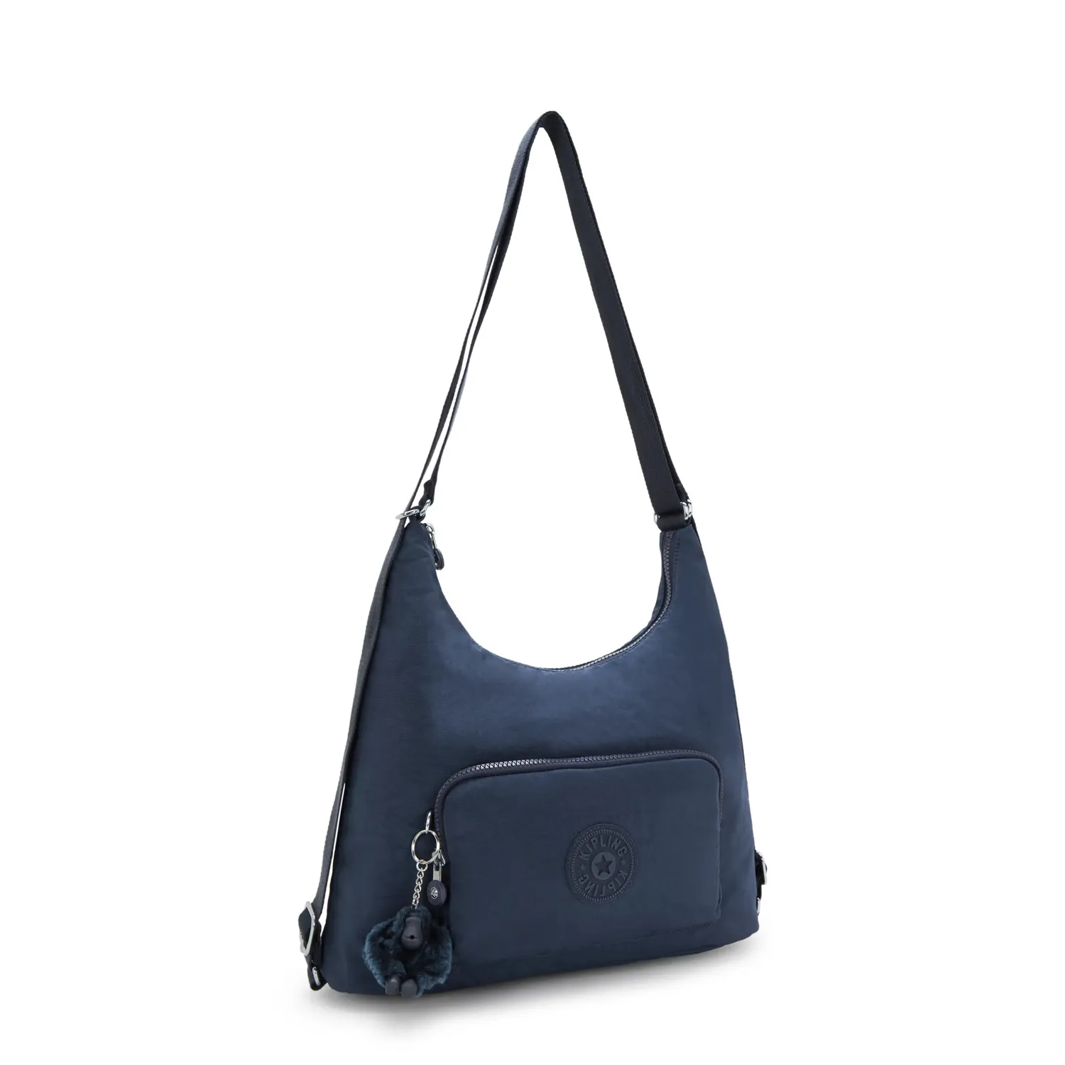 Kipling Yenna schoudertas Blue Bleu 2 Medium verstelbaar
