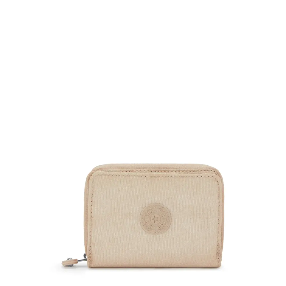 Kipling Money Love portemonnee medium sparkled beige rfid