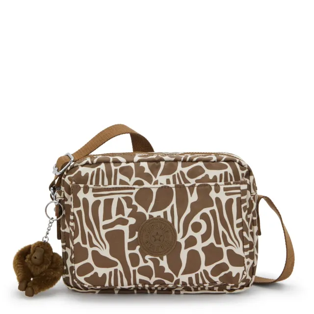 Kipling Abanu M schoudertas Medium Cocktail Khaki voorraad