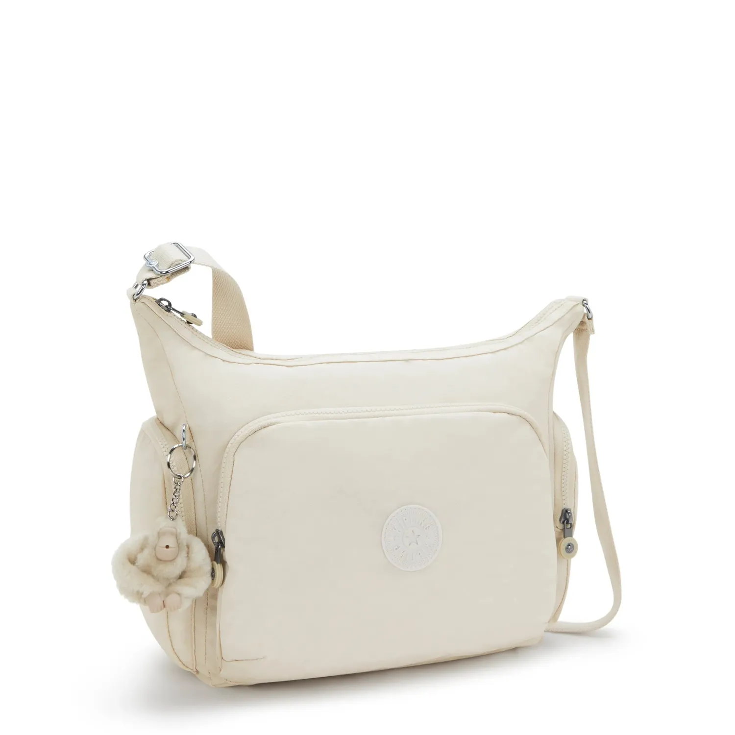 Kipling Gabb crossbodytas Groot Hideaway Beige lichtgewicht