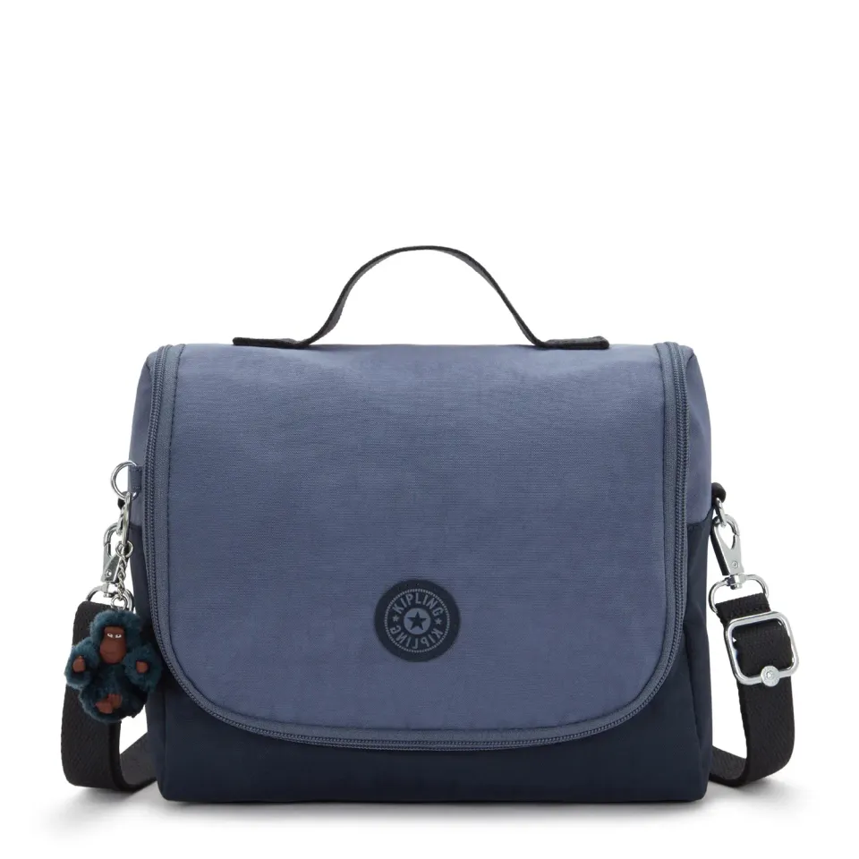 Kipling New Kichirou lunchtas Game Grey groot trolley