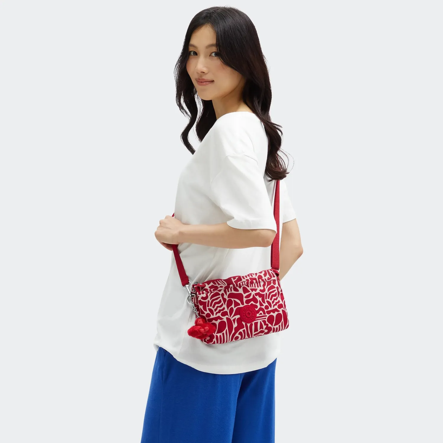 Kipling Riri crossbodytas Groot Shape Cocktail waterafstotend