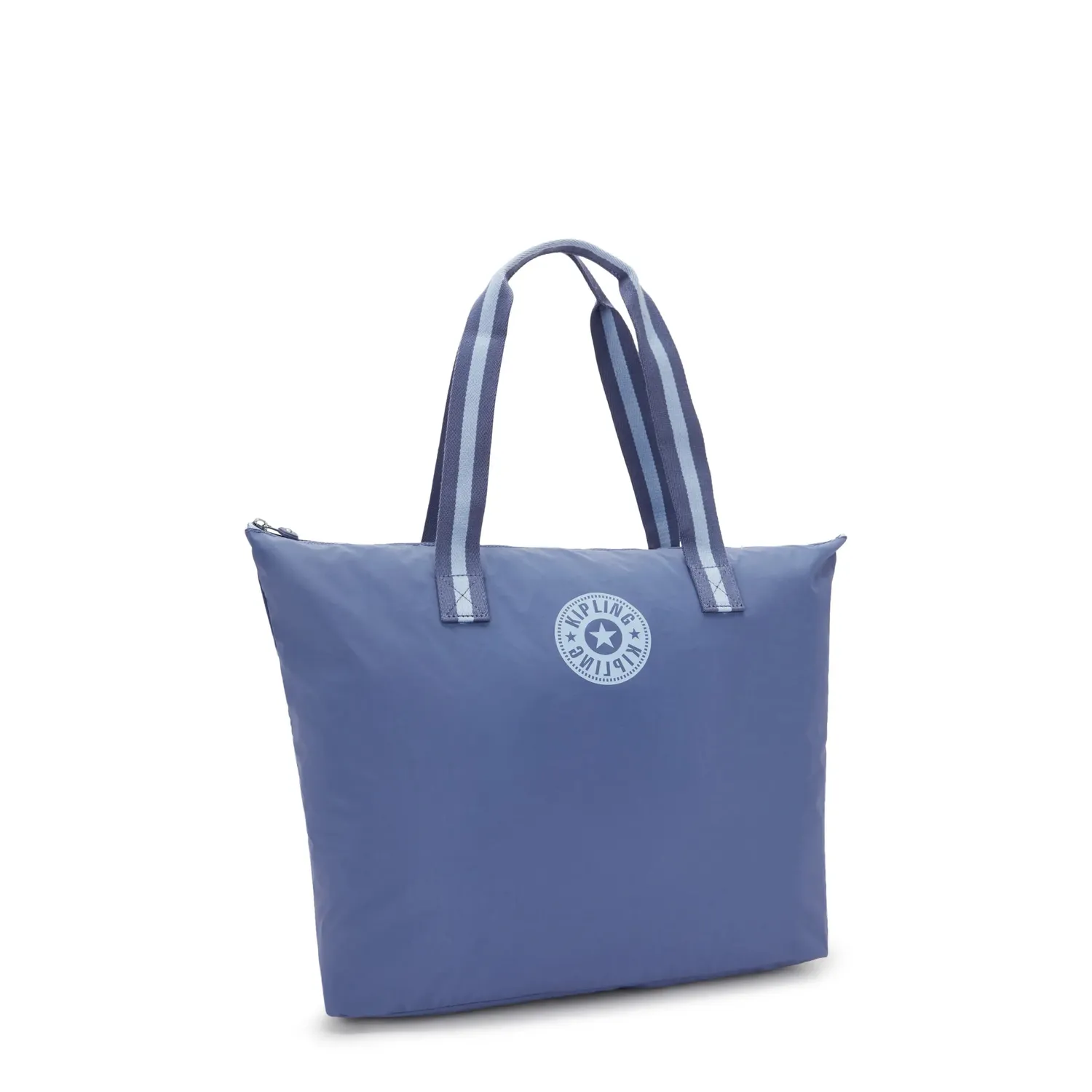 Kipling Davian Up shopper Bold Blue Hip groot opvouwbaar
