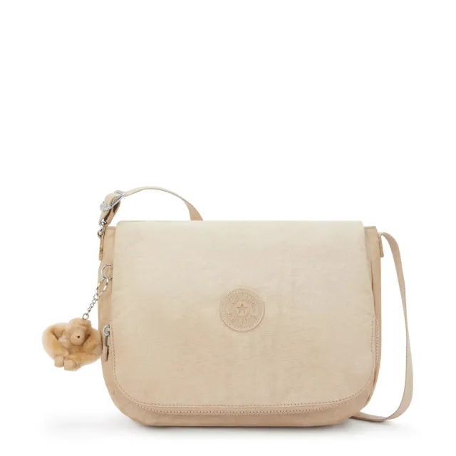 Kipling Earthbeat M schoudertas Sparkled Beige medium