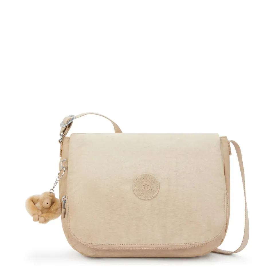 Kipling Earthbeat M schoudertas Sparkled Beige medium