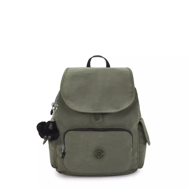 Kipling City Pack S rugzak Green Moss klein waterafstotend