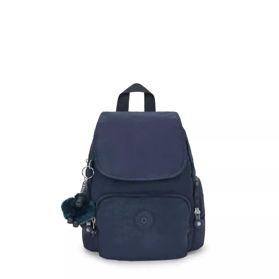 Kipling City Zip Mini rugzak Blue Bleu 2 compact