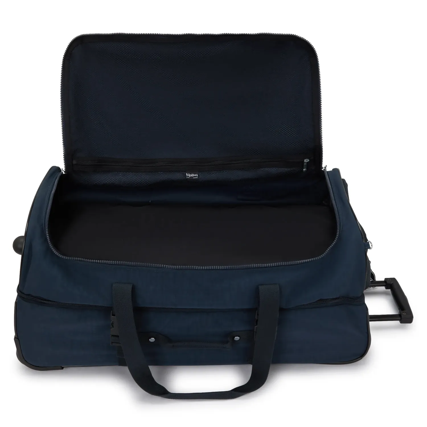 Kipling Teagan L koffer Groot Blue Bleu 2 licht