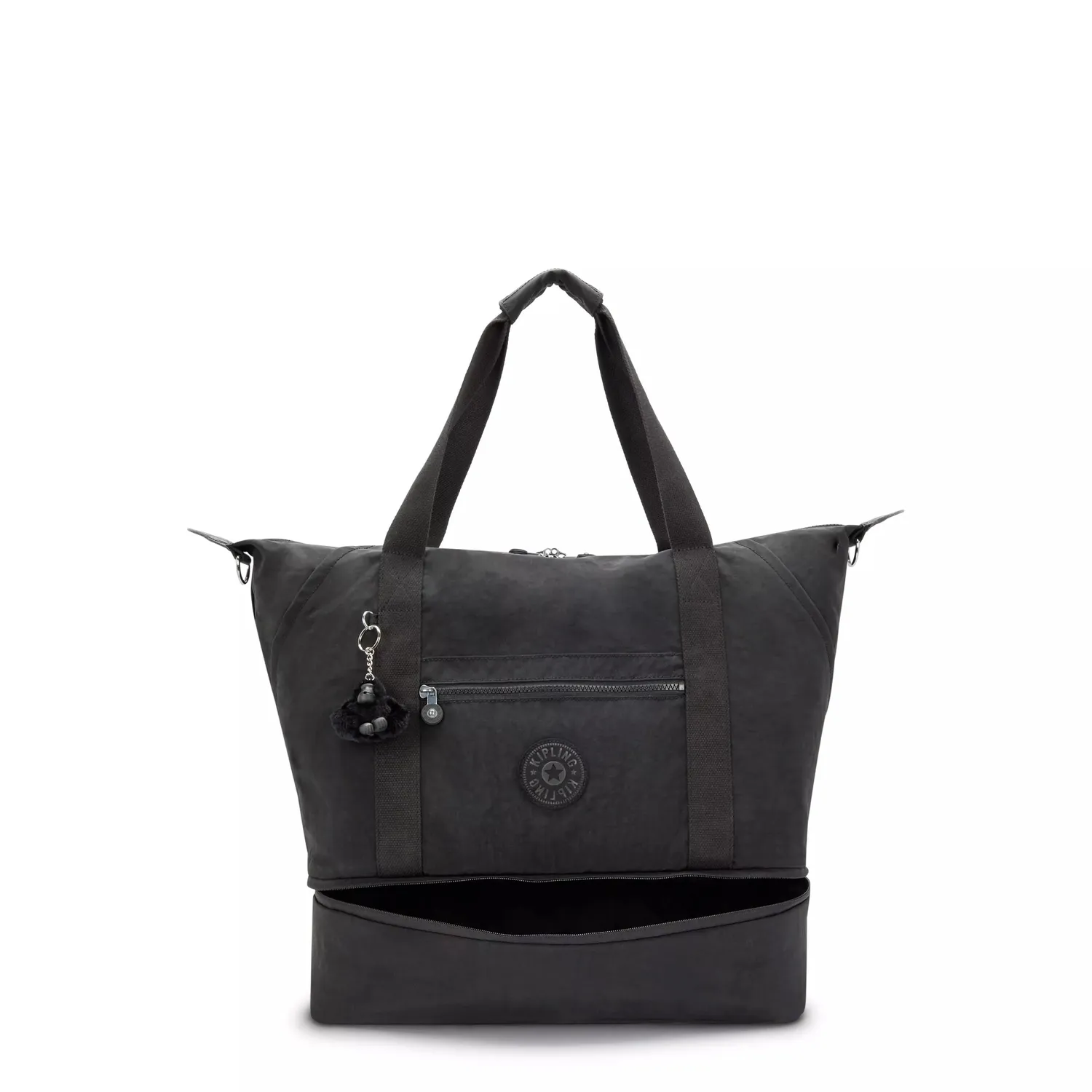 Kipling Art M Weekender reistas Black Noir Groot verstelbaar