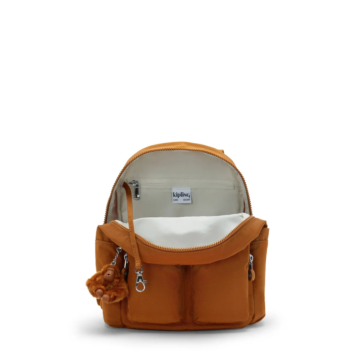 Kipling City Pocket Mini rugzak Stylish Mokka klein