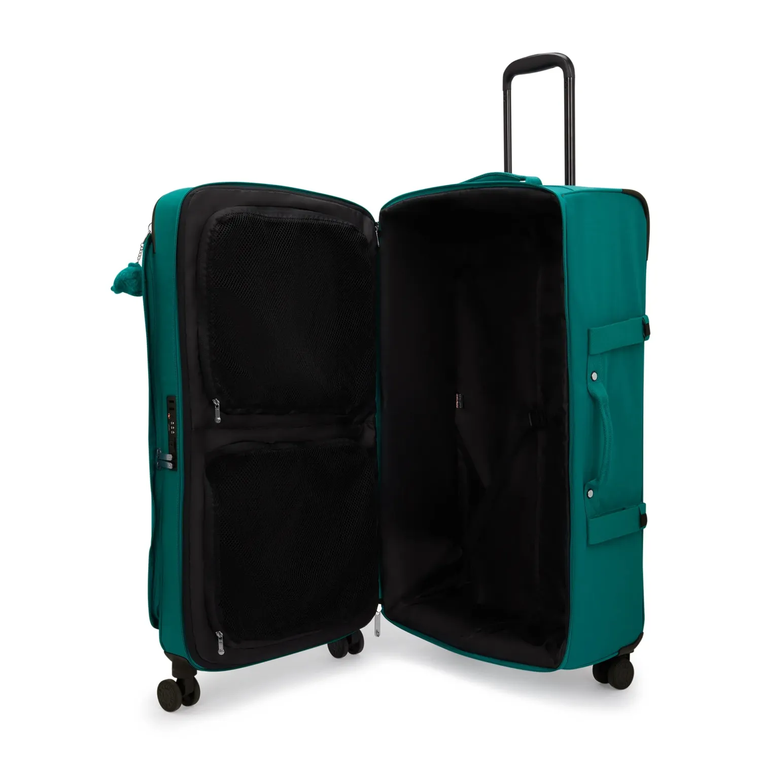 Kipling Spontaneous L koffer Groot Outspoken Green TSA-slot