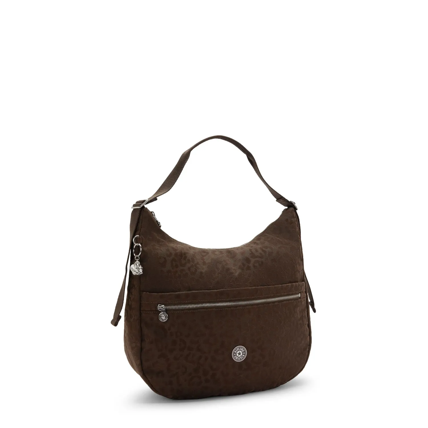 Kipling Khloe Leo schoudertas Soft Leopard groot dierenprint