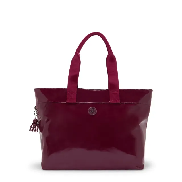 Kipling Colissa Up tas High Gloss Wine Groot laptop
