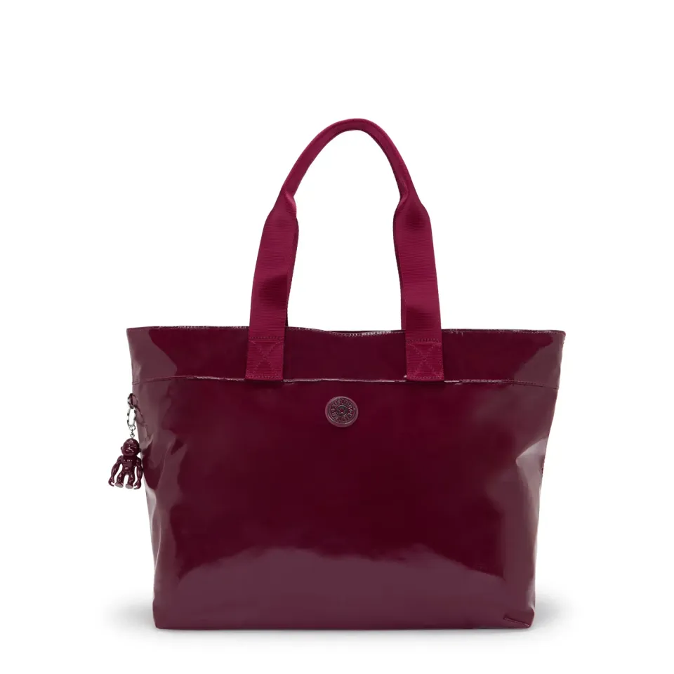 Kipling Colissa Up tas High Gloss Wine Groot laptop