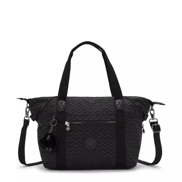 Kipling Art schoudertas medium Signature Emb licht